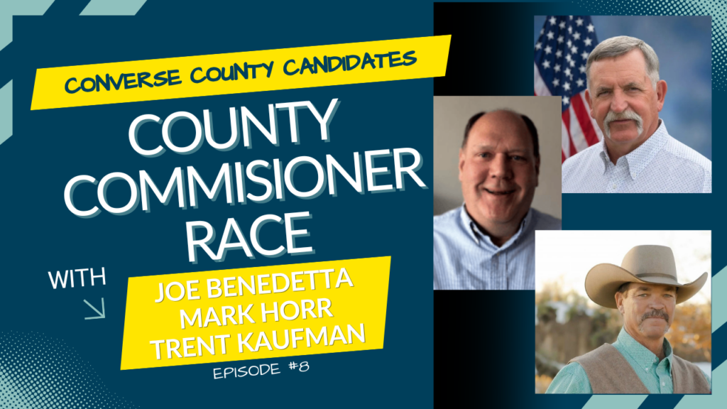 Get to know Converse County Commissioner candidates Joe Benedetta, Mark Horr, and Trent Kaufman. Watch the full interviews before you vote in 2026!